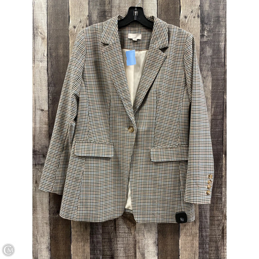 Blazer By Loft In Plaid Pattern, Size: Xs