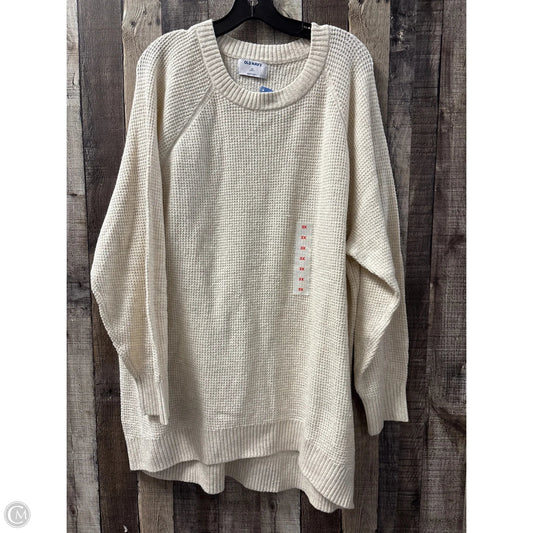Sweater By Old Navy In Beige, Size: 3x