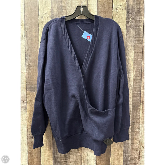 Sweater By Cmf In Navy, Size: 2x