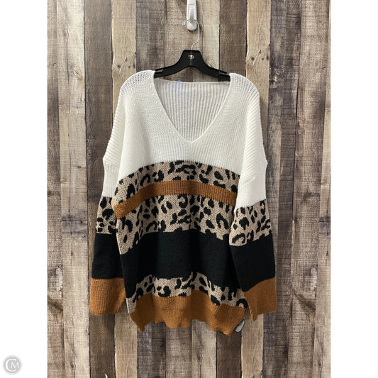Sweater By Shein In Multi-colored, Size: 3x