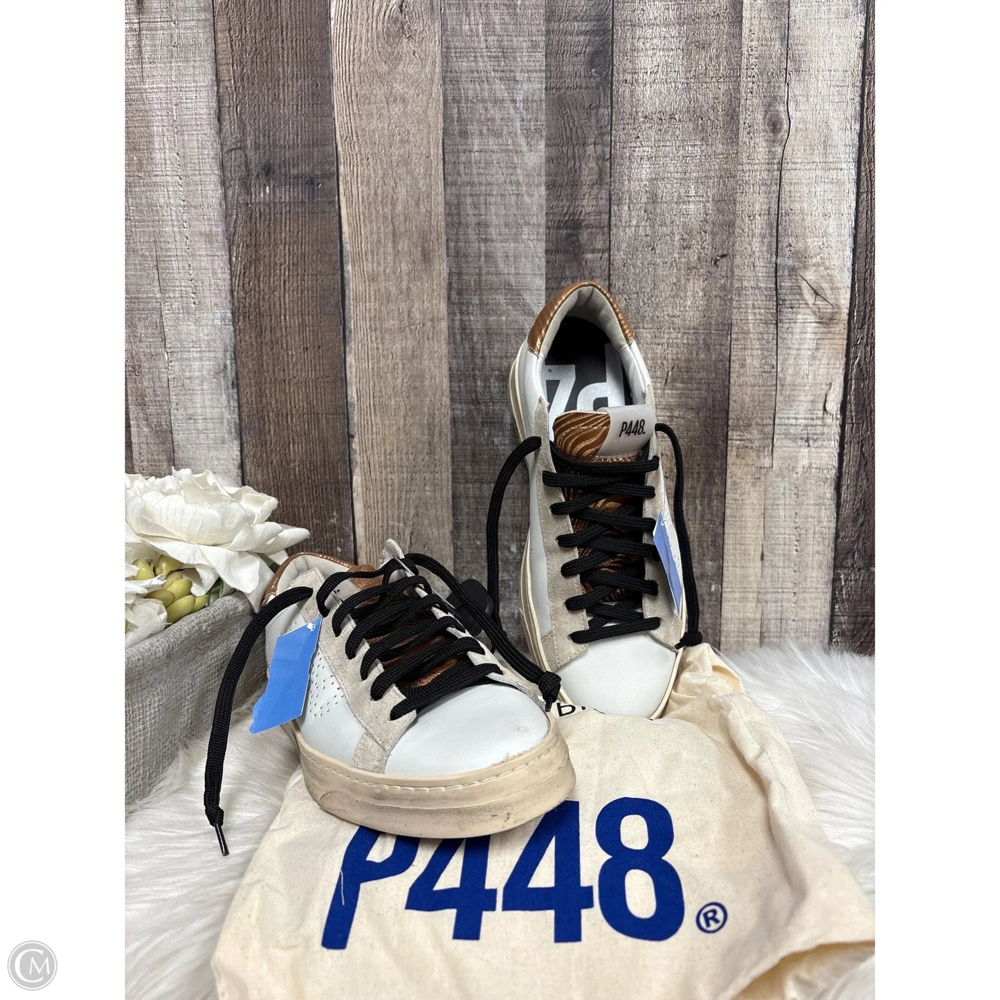 Shoes Sneakers By P448 In White, Size: 10
