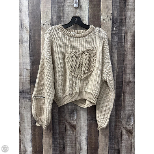 Sweater By Pol In Beige, Size: S
