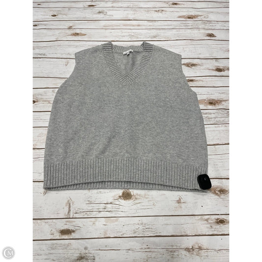 Vest Sweater By Cme In Grey, Size: M