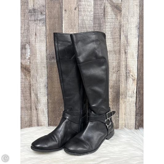 Boots Mid-calf Flats By Marc Fisher In Black, Size: 8.5