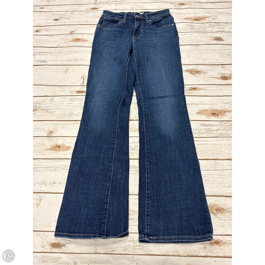 Jeans Boot Cut By Levis In Blue Denim, Size: 4