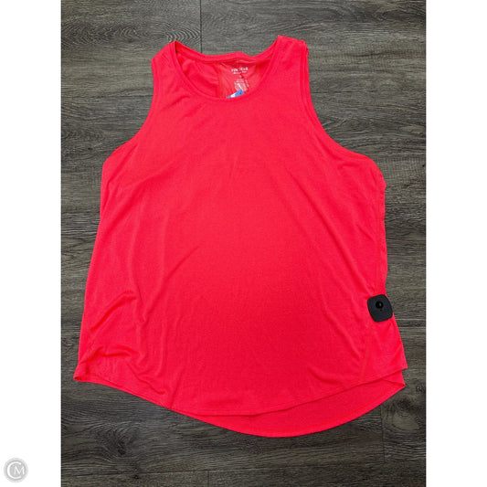 Athletic Tank Top By Tek Gear In Coral, Size: 1x