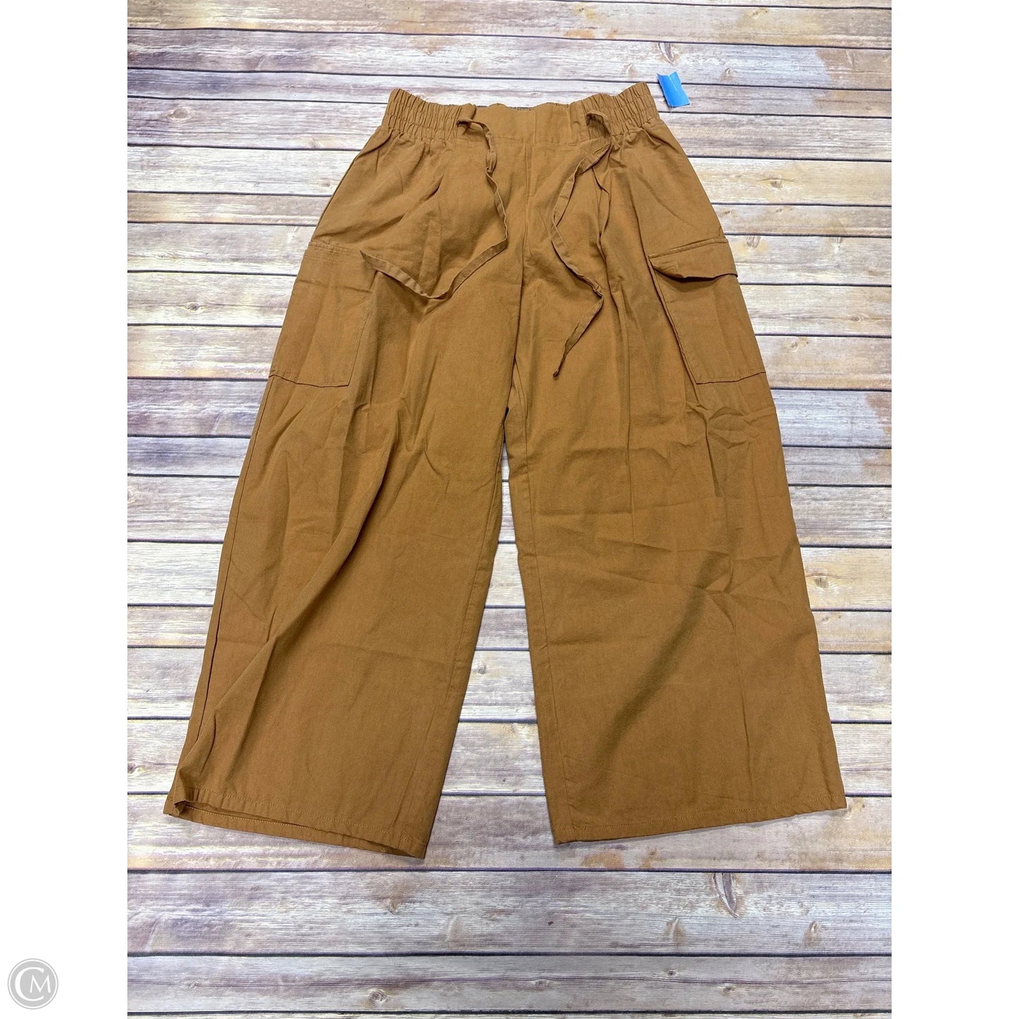 Pants Wide Leg By Sienna Sky In Gold, Size: Xl