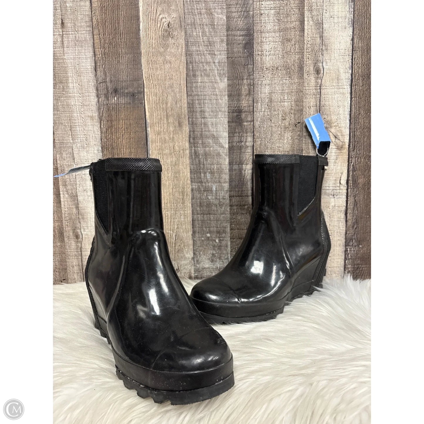 Boots Rain By Sorel In Black, Size: 10