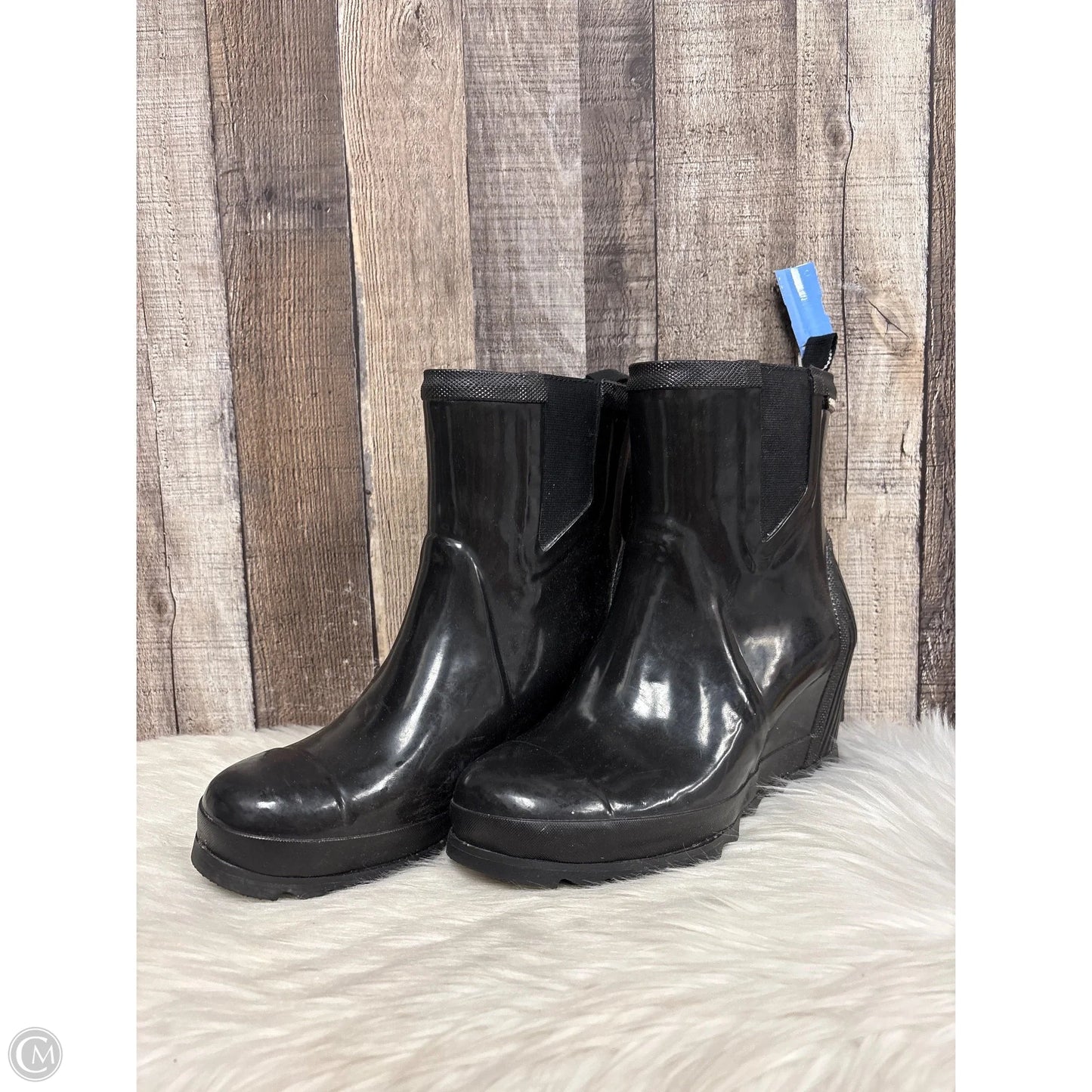 Boots Rain By Sorel In Black, Size: 10