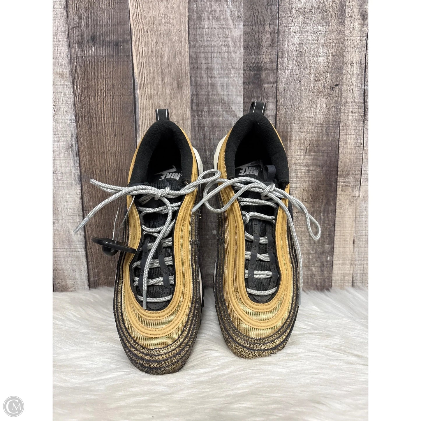 Shoes Athletic By Nike In Gold, Size: 9.5