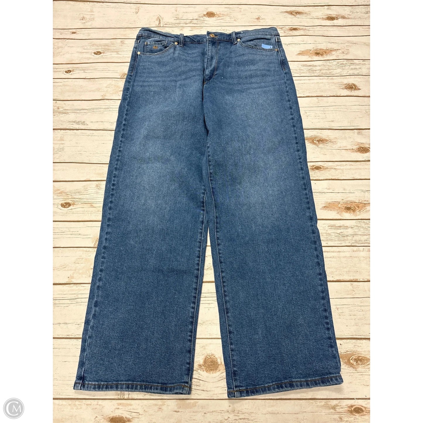 Jeans Boot Cut By Gloria Vanderbilt In Blue Denim, Size: 14