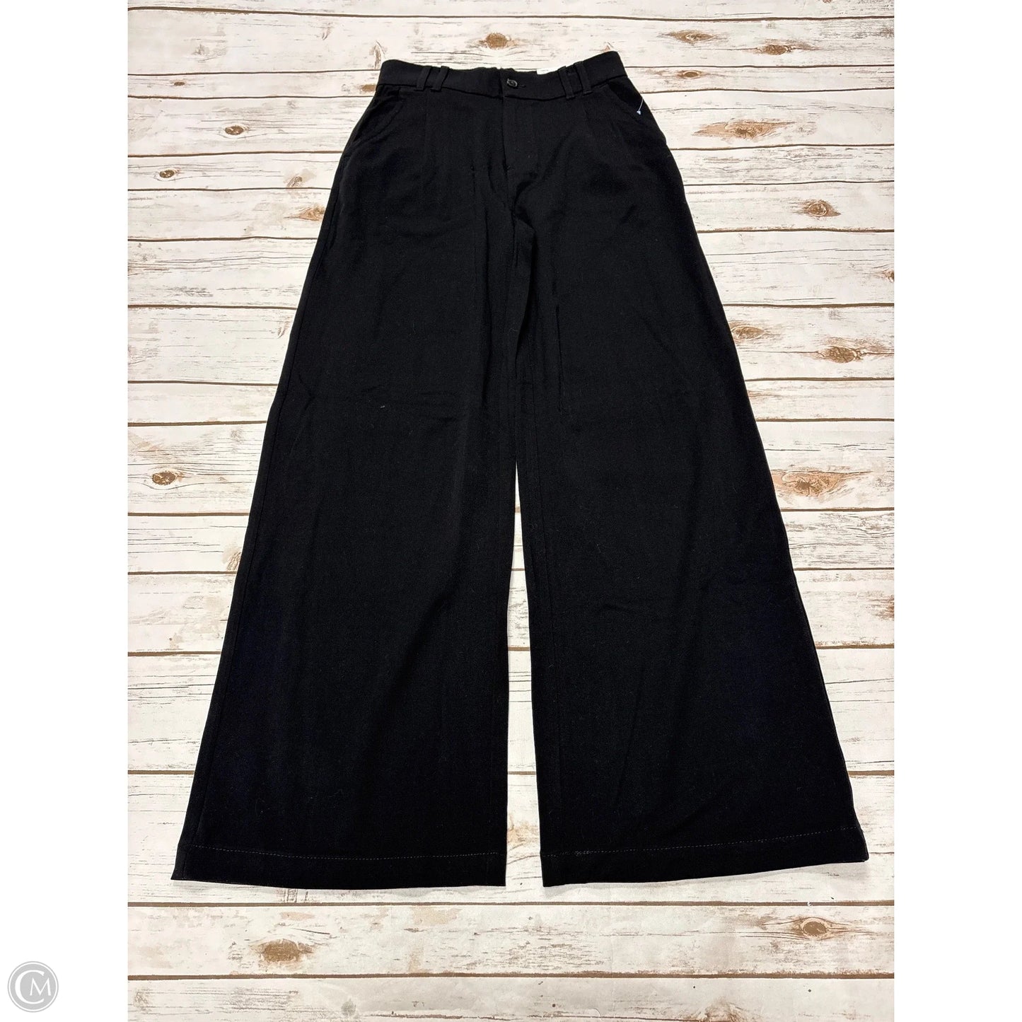 Pants Wide Leg By American Eagle In Black, Size: 00