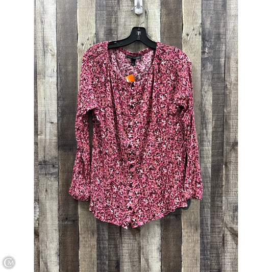 Top Long Sleeve By Lane Bryant In Pink, Size: Xl