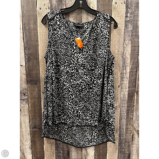 Top Sleeveless By Lane Bryant In Black & White, Size: L