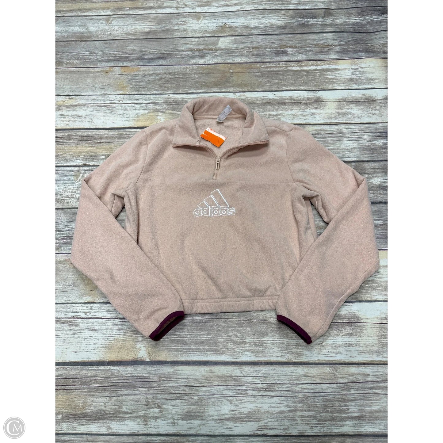 Athletic Fleece By Adidas In Beige, Size: S