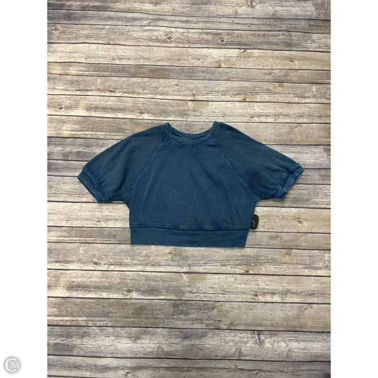 Top Short Sleeve By Urban Outfitters In Blue, Size: S