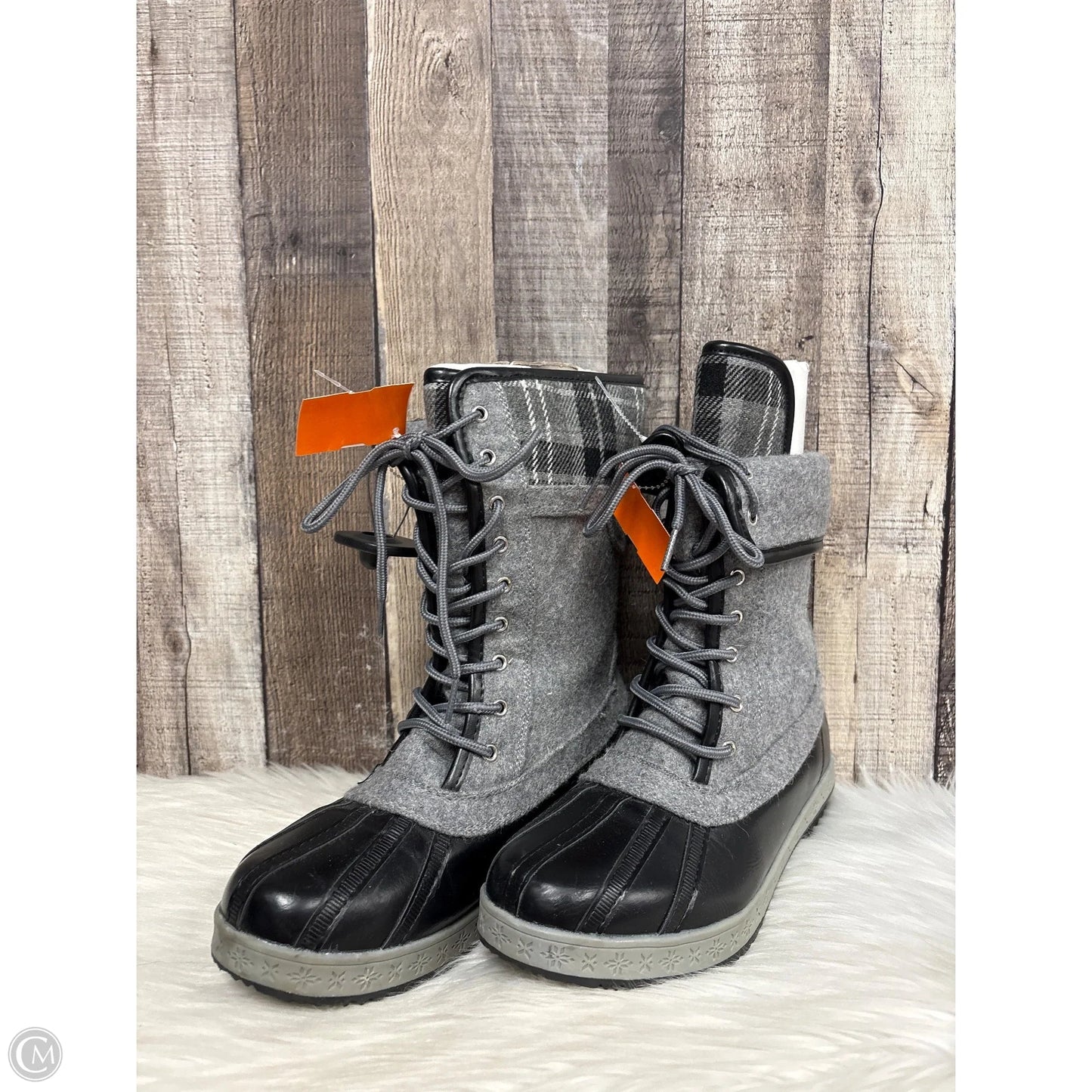 Boots Snow By Cmf In Grey, Size: 9
