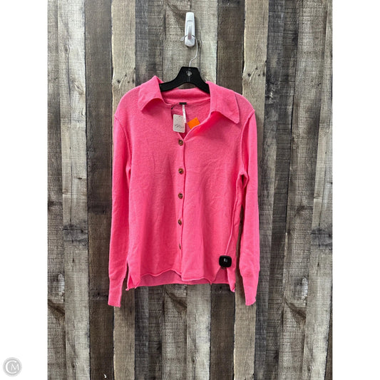 Cardigan By Free People In Pink, Size: M