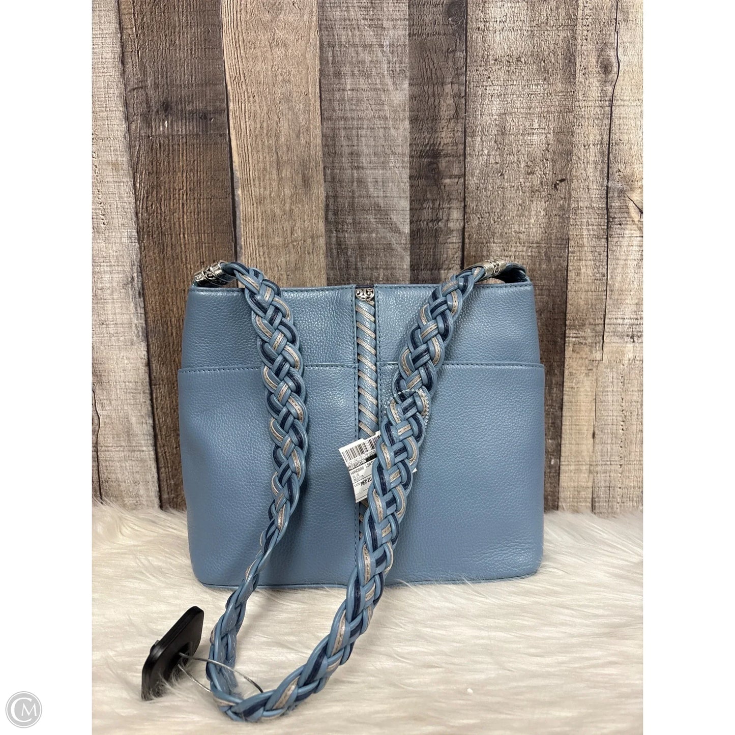 Handbag Leather By Brighton, Size: Medium