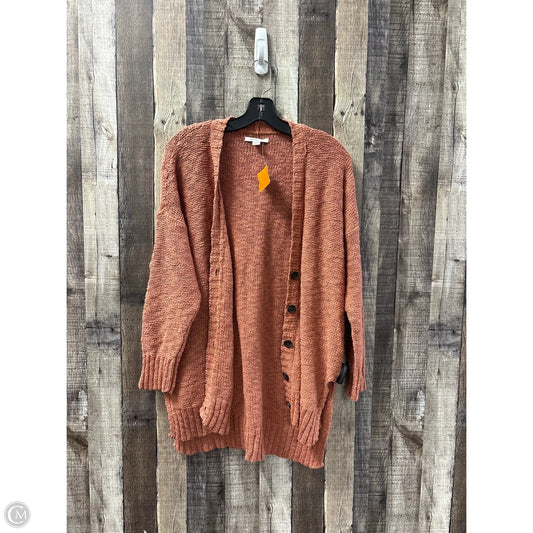 Sweater Cardigan By American Eagle In Brown, Size: Xs