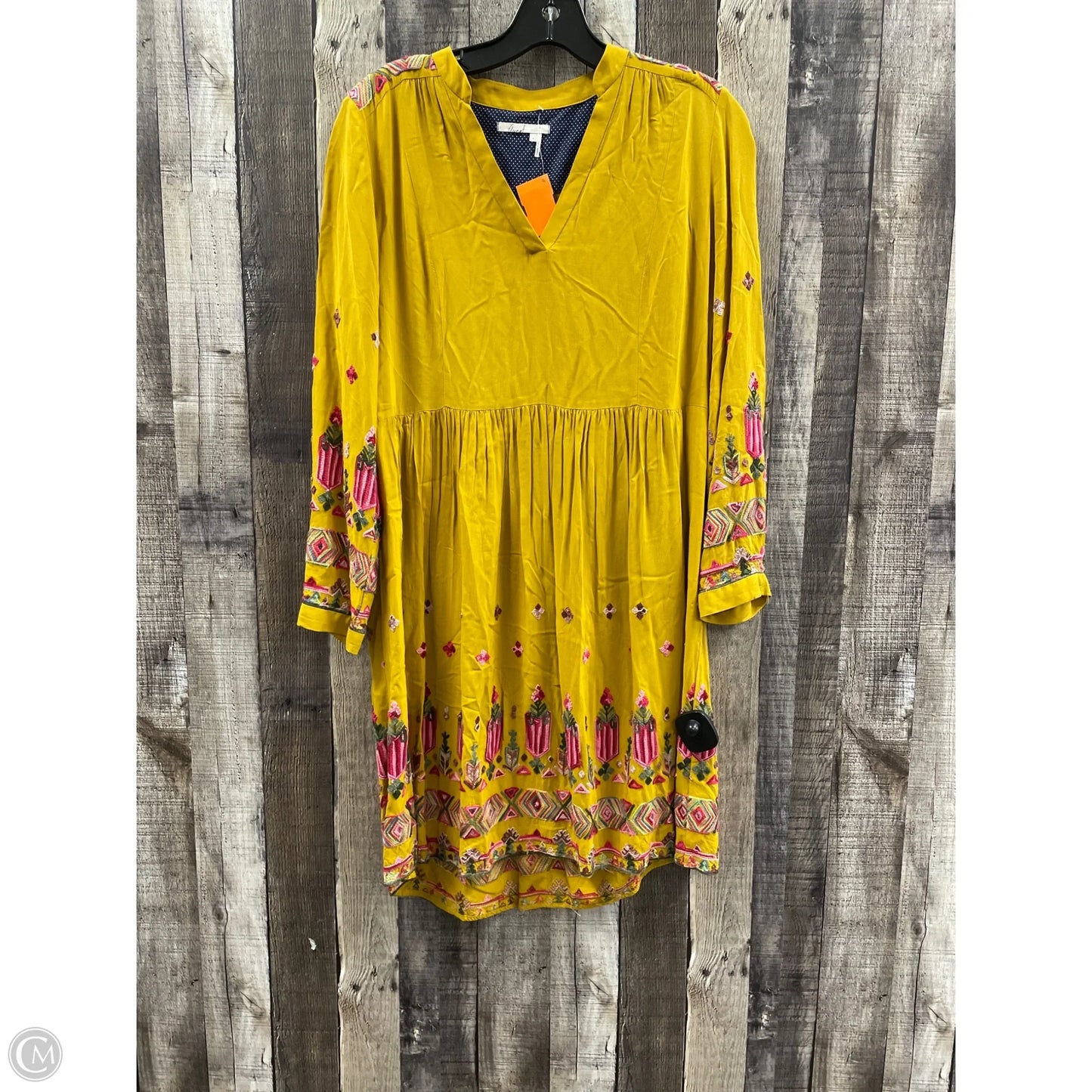 Dress Casual Midi By Floreat In Yellow, Size: S