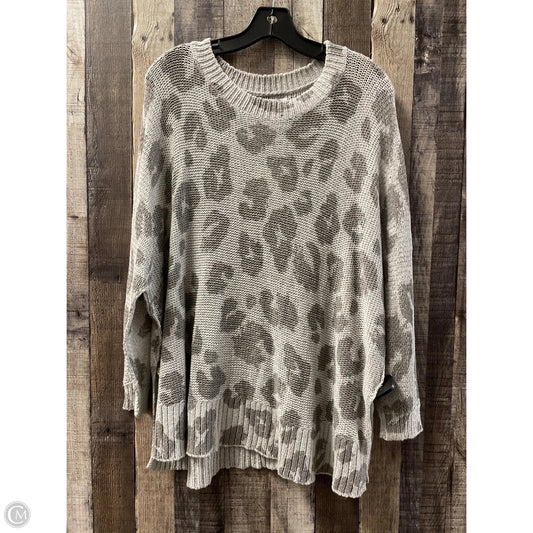 Sweater By Mudpie In Grey, Size: Osfm