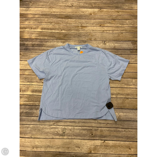 Athletic Top Short Sleeve By Athleta In Blue, Size: M