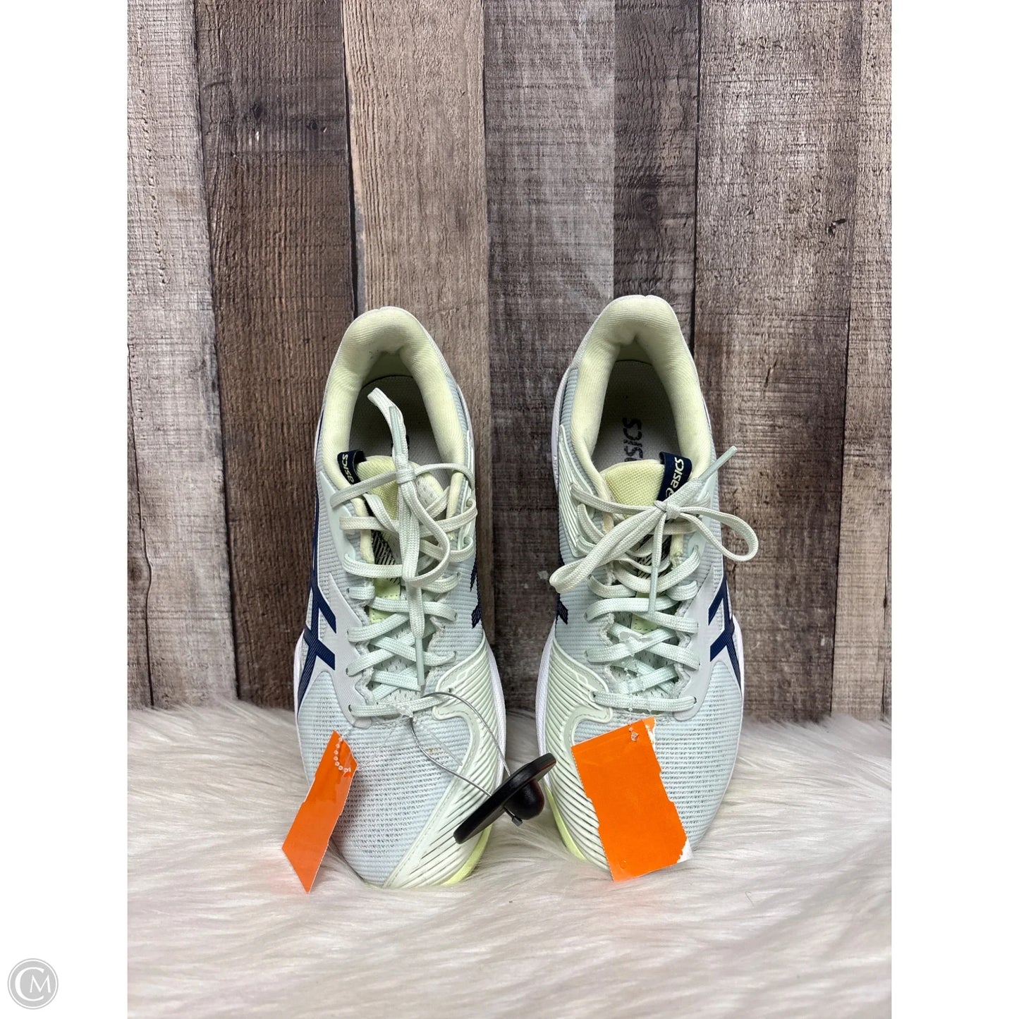 Shoes Athletic By Asics In Green, Size: 8