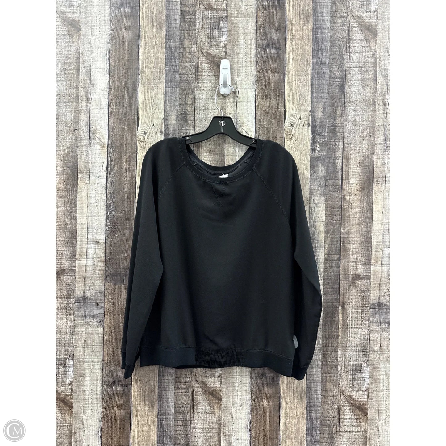 Top Long Sleeve By Lou And Grey In Black, Size: M