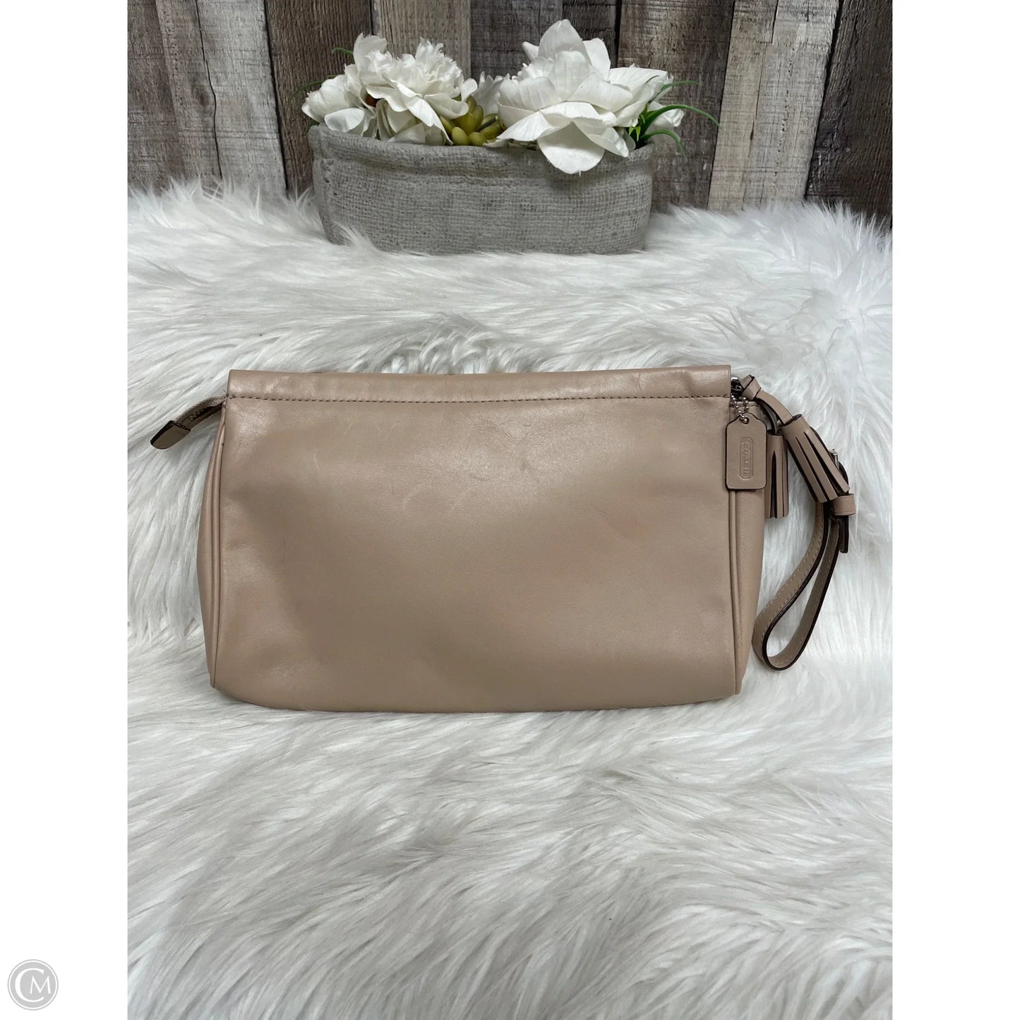 Clutch Designer By Coach, Size: Large