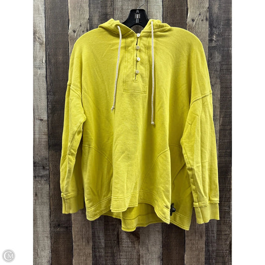 Sweatshirt Hoodie By Aerie In Yellow, Size: S
