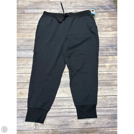 Athletic Pants By Fila In Black, Size: 2x
