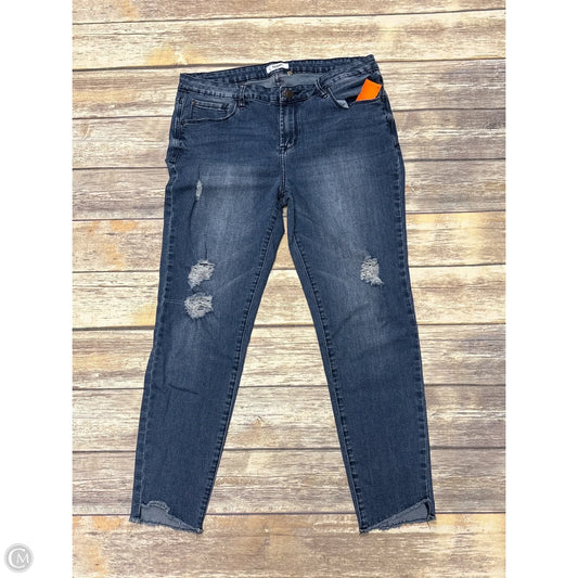 Jeans Skinny By Kensie In Blue Denim, Size: 12