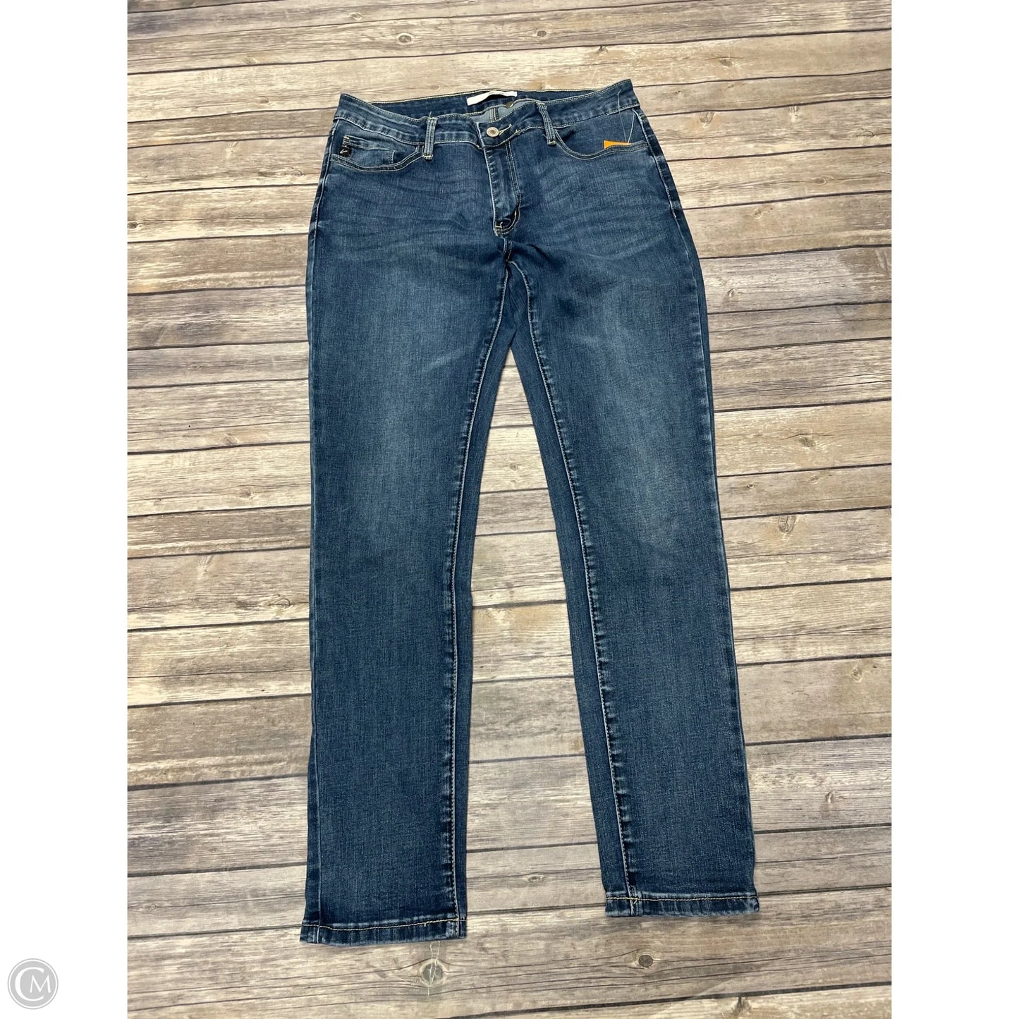 Jeans Skinny By Kancan In Blue Denim, Size: 10