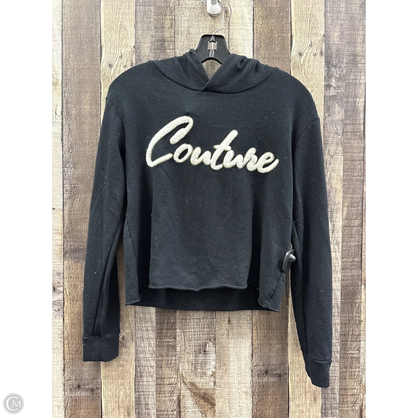 Sweatshirt Hoodie By Juicy Couture In Black, Size: Xs