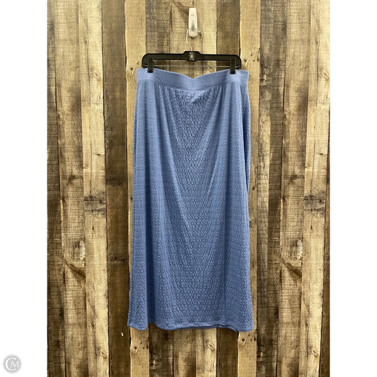 Skirt Maxi By Chicos In Blue, Size: L