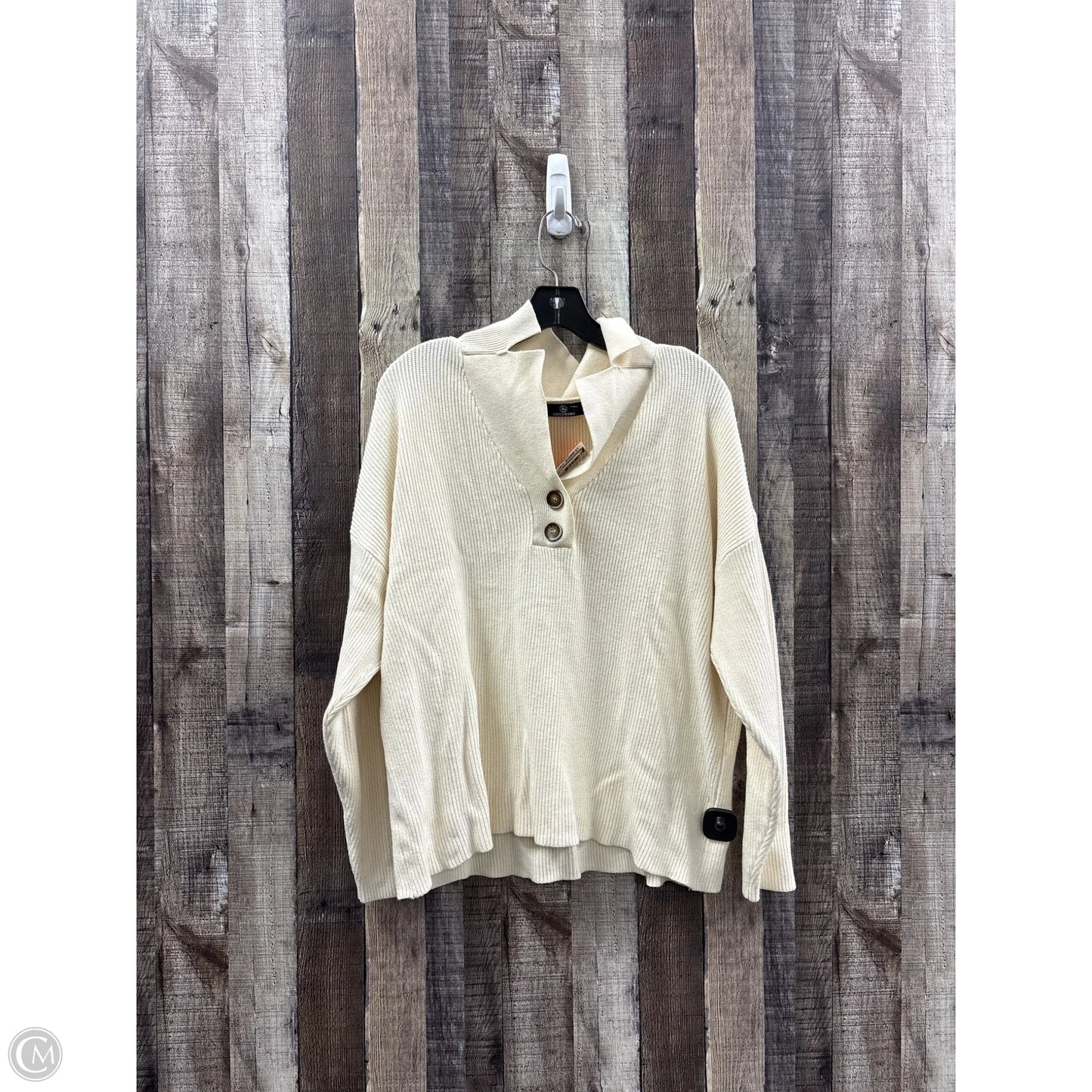 Sweater By Lillusory In Cream, Size: M