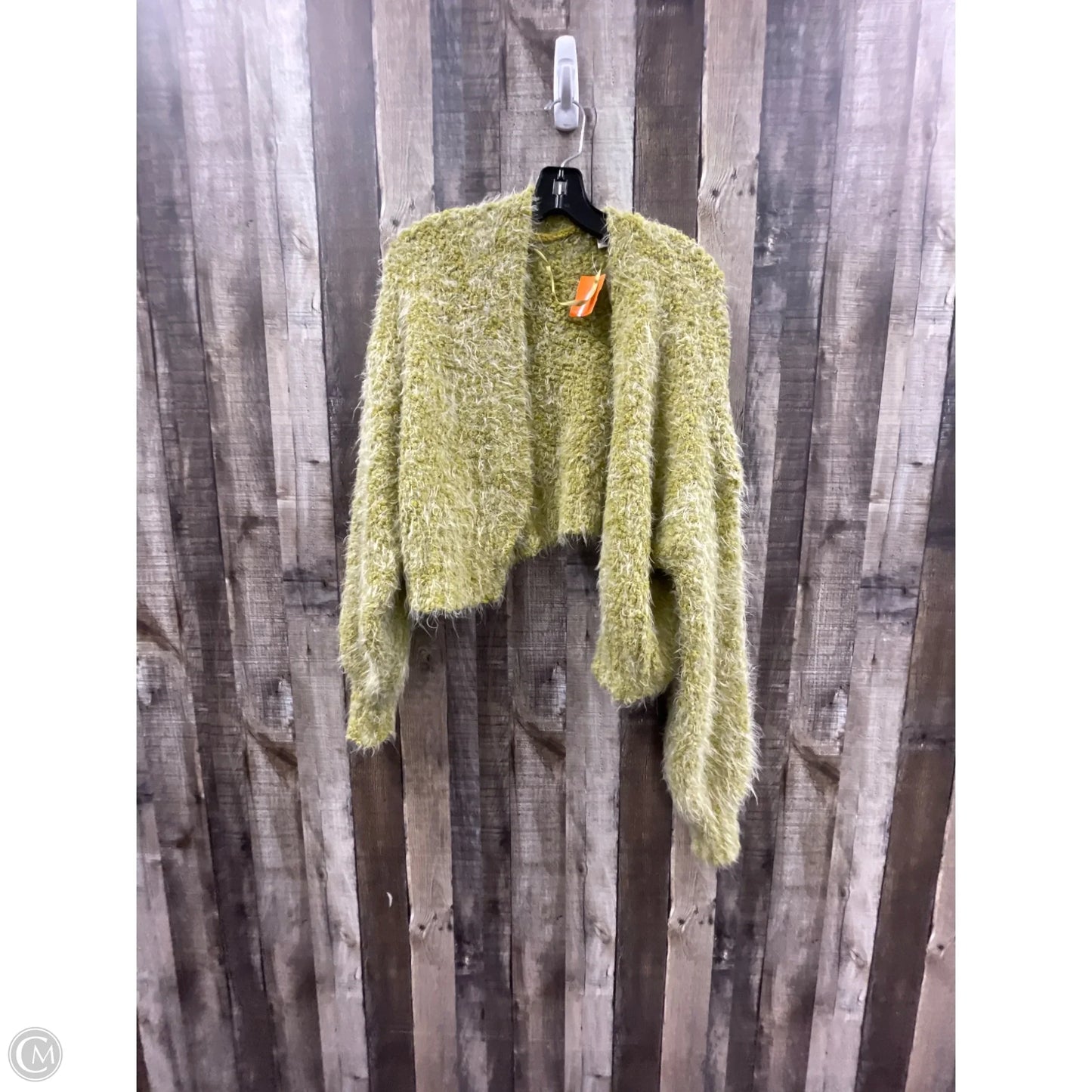 Sweater Cardigan By Versona In Green, Size: M