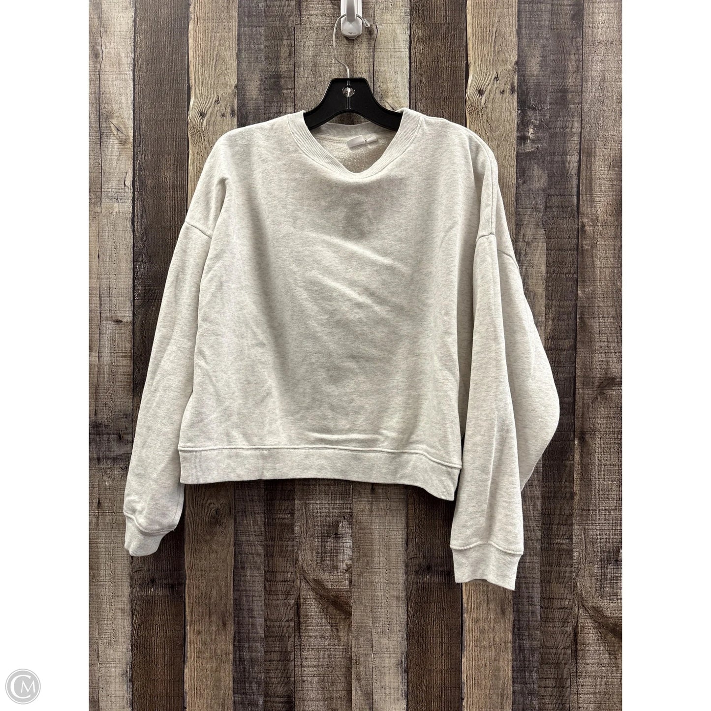 Sweatshirt Crewneck By Gap In Grey, Size: S