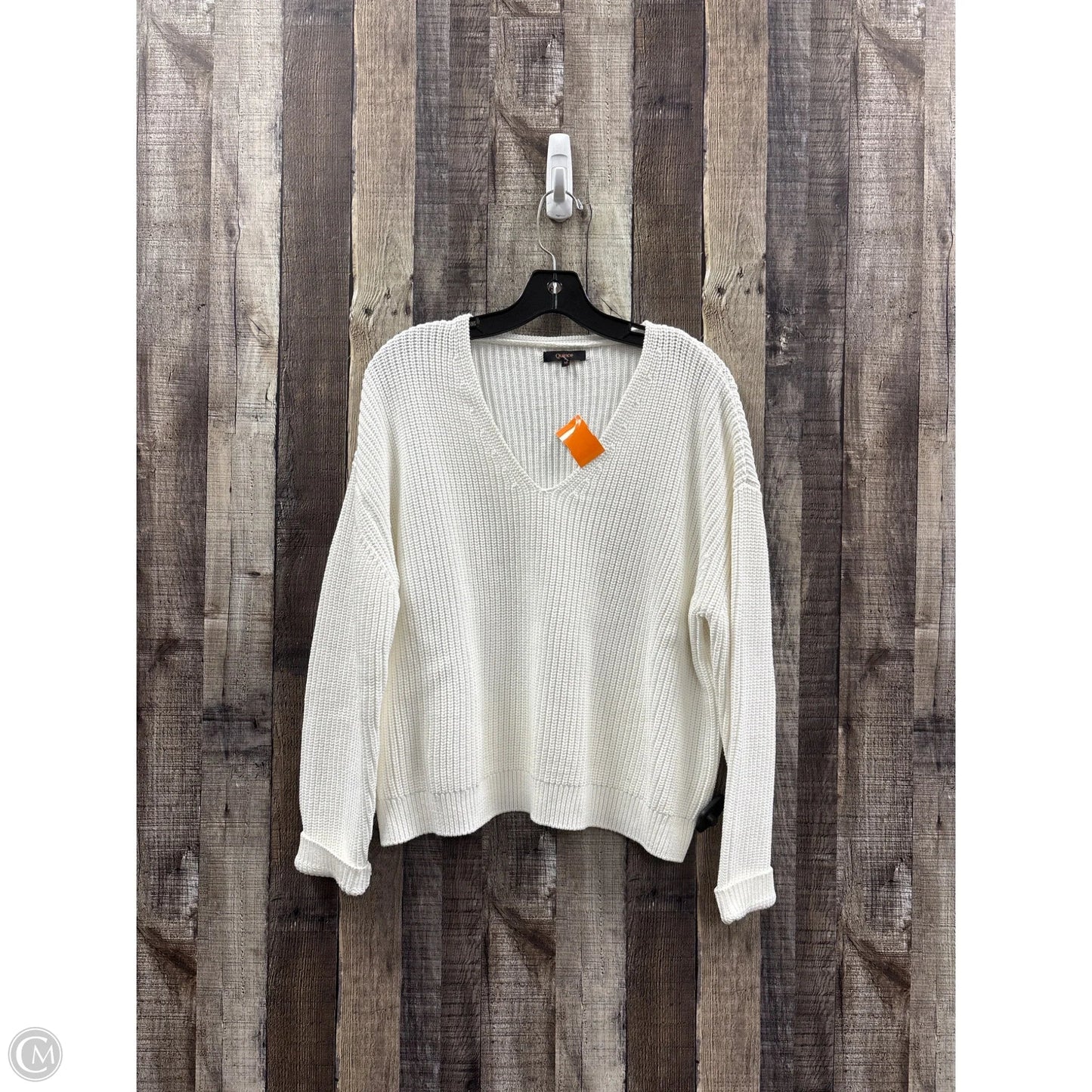 Sweater By Quince In White, Size: M