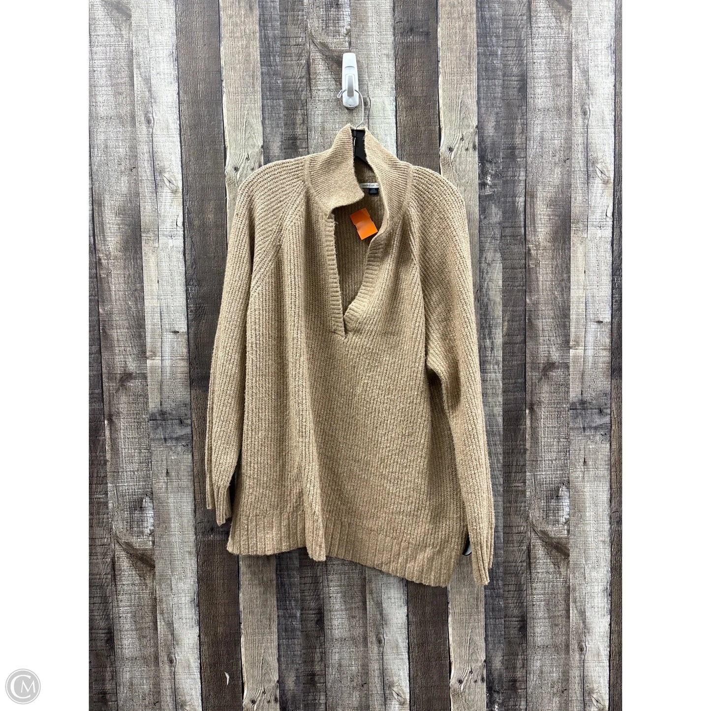 Sweater By American Eagle In Tan, Size: L