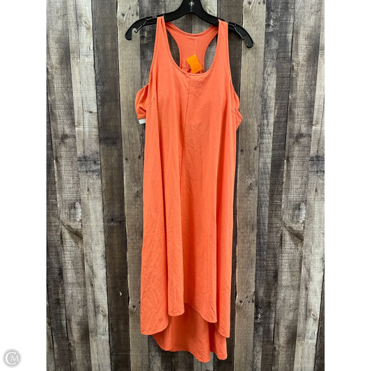 Athletic Dress By Halara In Orange, Size: L