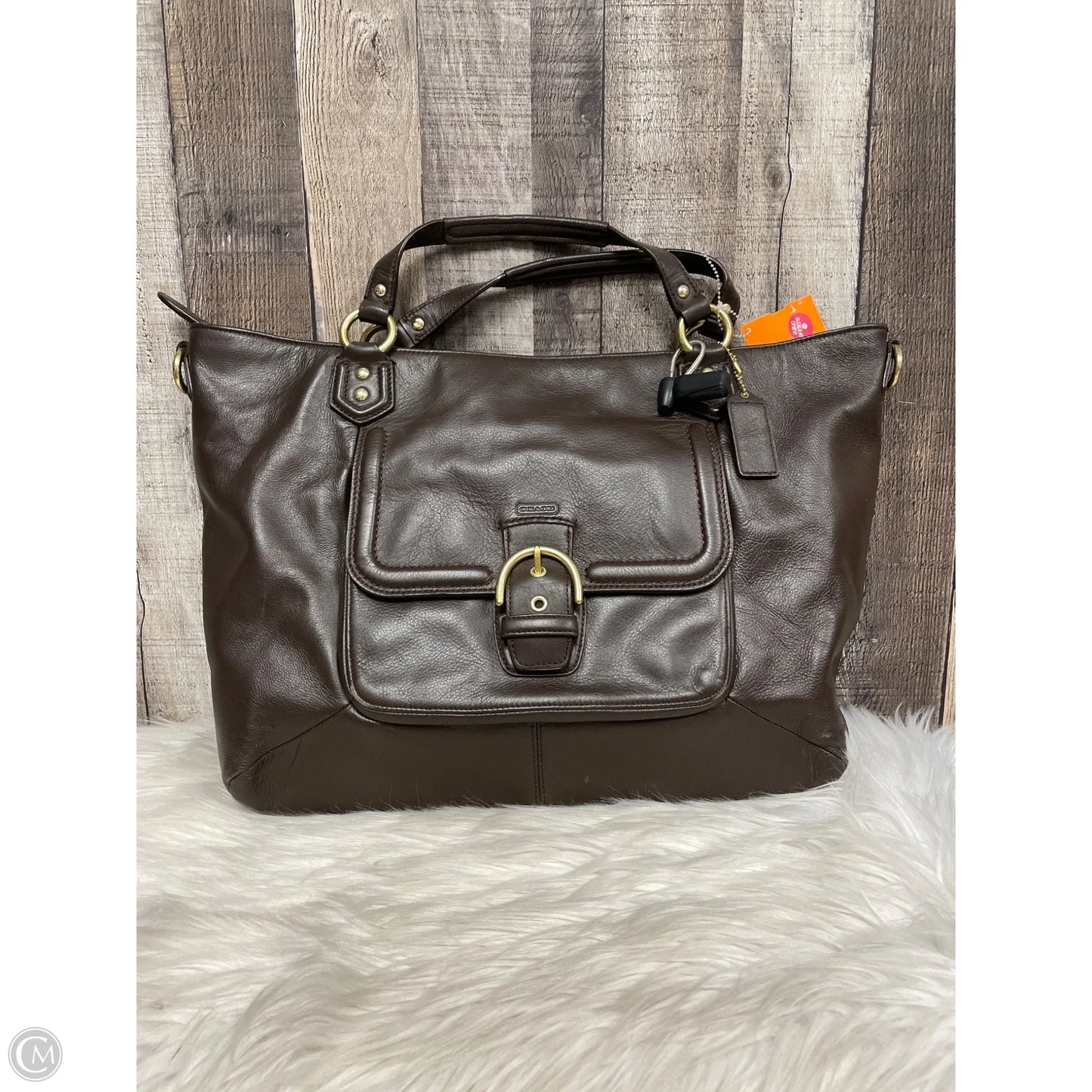 Handbag Designer By Coach, Size: Large