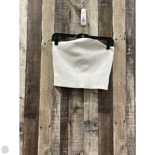 Top Sleeveless By Abercrombie And Fitch In White, Size: L