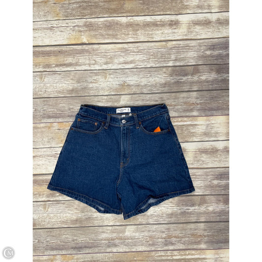 Shorts By Abercrombie And Fitch In Blue Denim, Size: 8