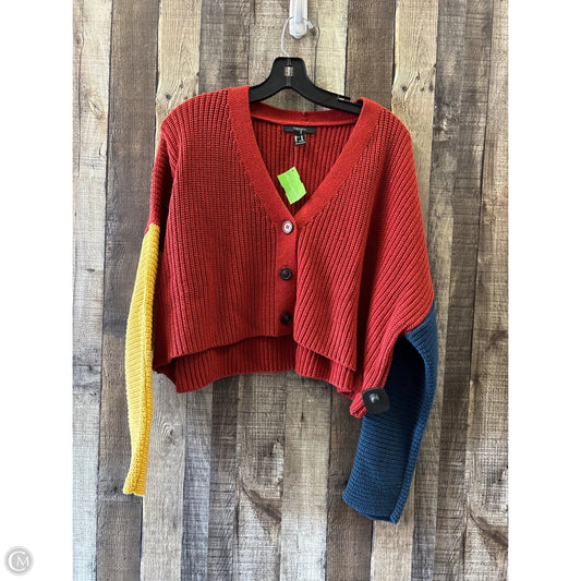 Sweater Cardigan By Forever 21 In Multi-colored, Size: M