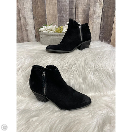 Boots Ankle Heels By Frye In Black, Size: 6