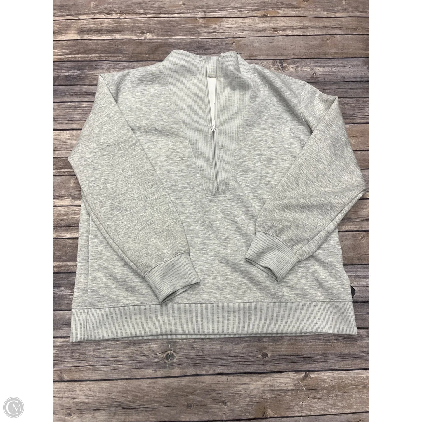 Athletic Sweatshirt Collar By All In Motion In Grey, Size: L