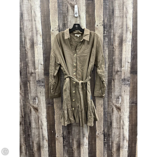 Dress Casual Midi By Easel In Tan, Size: L