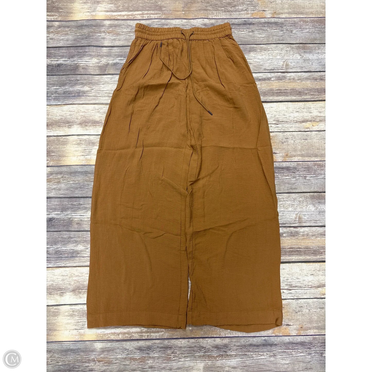 Pants Wide Leg By A New Day In Bronze, Size: S